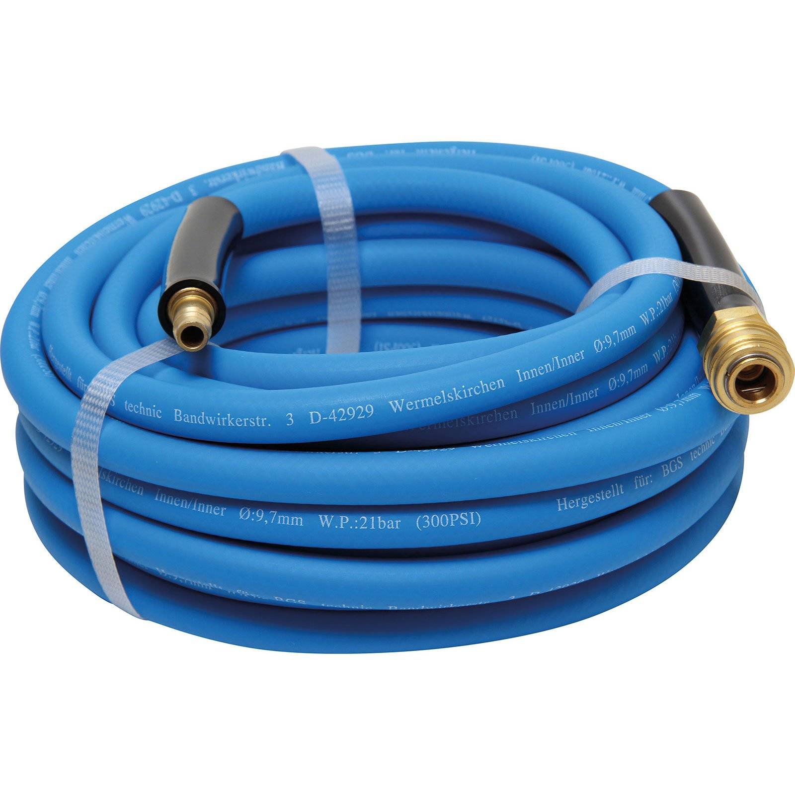 Druckluftschlauch - 20 bar - 10 m - 1/4 Zoll - Innen-Ø 9,7 mm - Außen-Ø 15,5 mm - Preis per Rolle-1