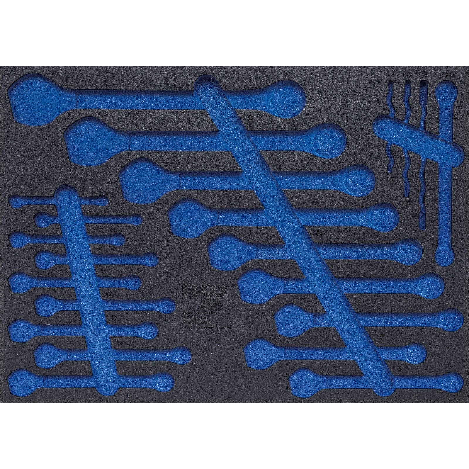 BGS 4012-5 Werkstattwageneinlage 3/3, leer, für Ar t. 4012-1