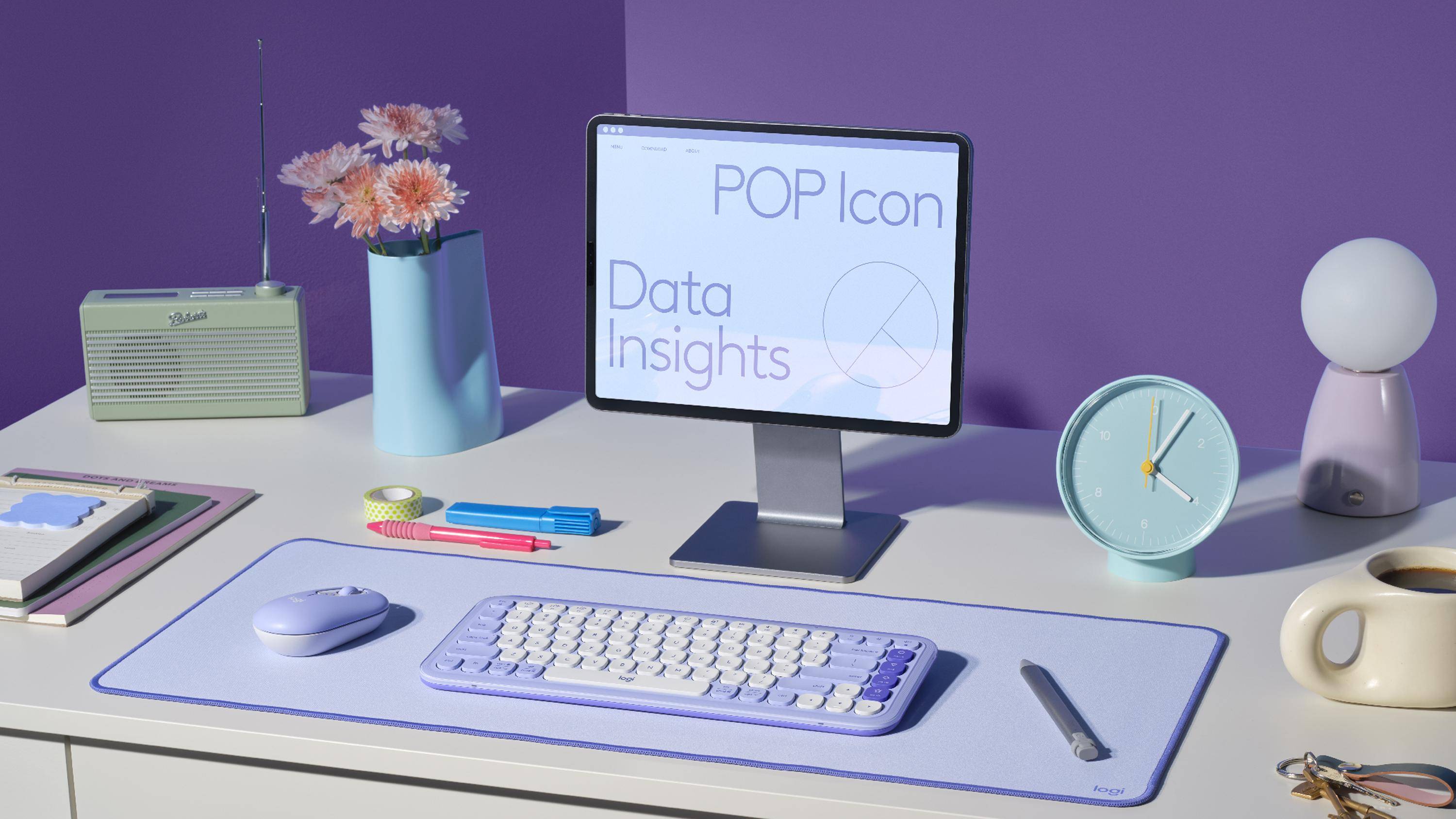 Logitech POP Icon Combo - Tastatur-und-Maus-Set-3