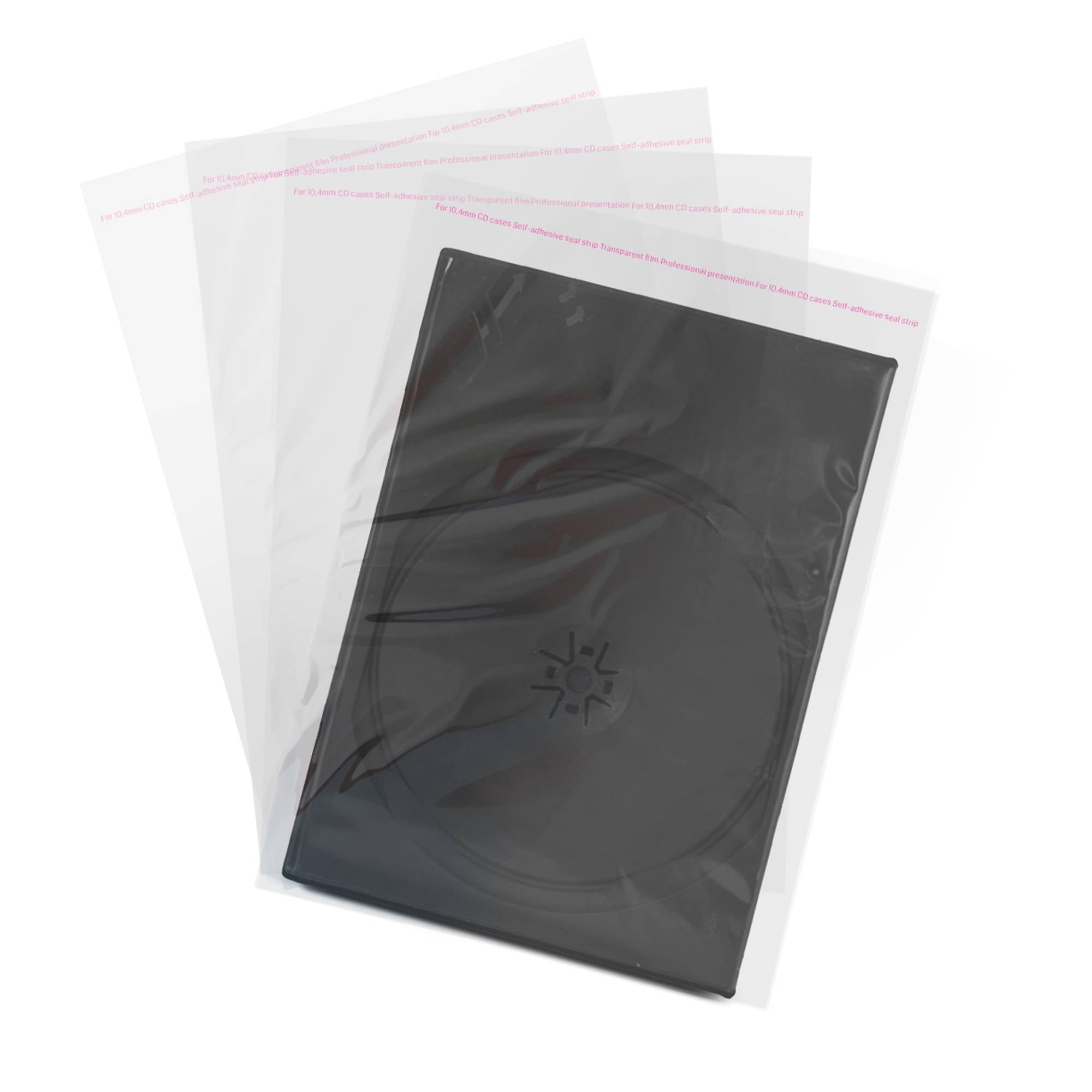 MEDIARANGE Plasticsleeves DVD Case 100 - Leerhüllen Kapazität - Kunststoffhülle-1