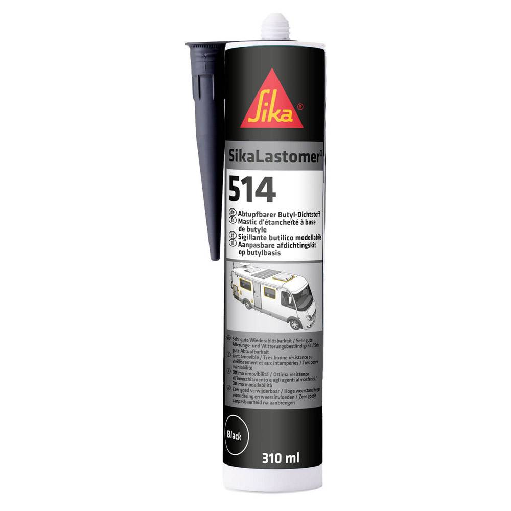 SIKA Lastomer 514 schwarz 310ml dauerelastisch abtupfbar-0