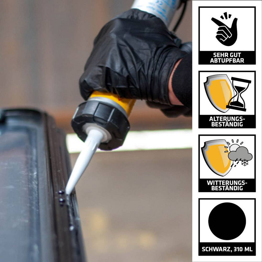 SIKA Lastomer 514 schwarz 310ml dauerelastisch abtupfbar-1