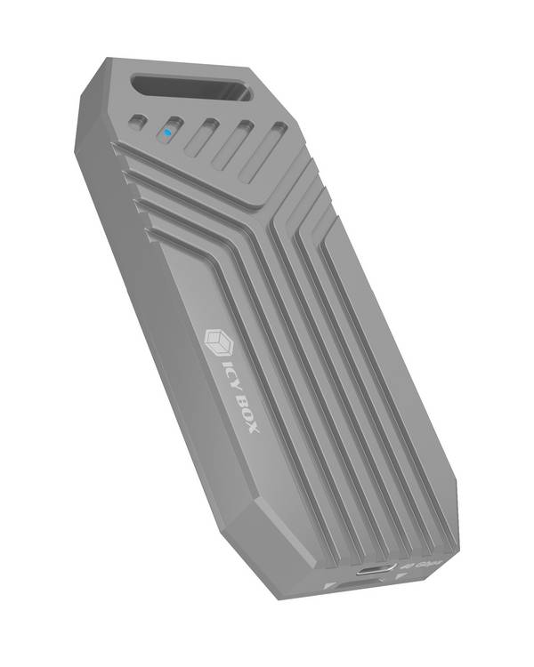 IB-1919M-C42, Type-C® USB4® Gen 3x2 (40 Gbit/s) zu PCIe NVMe M.2 2280 High-Performance SSD Enclosure