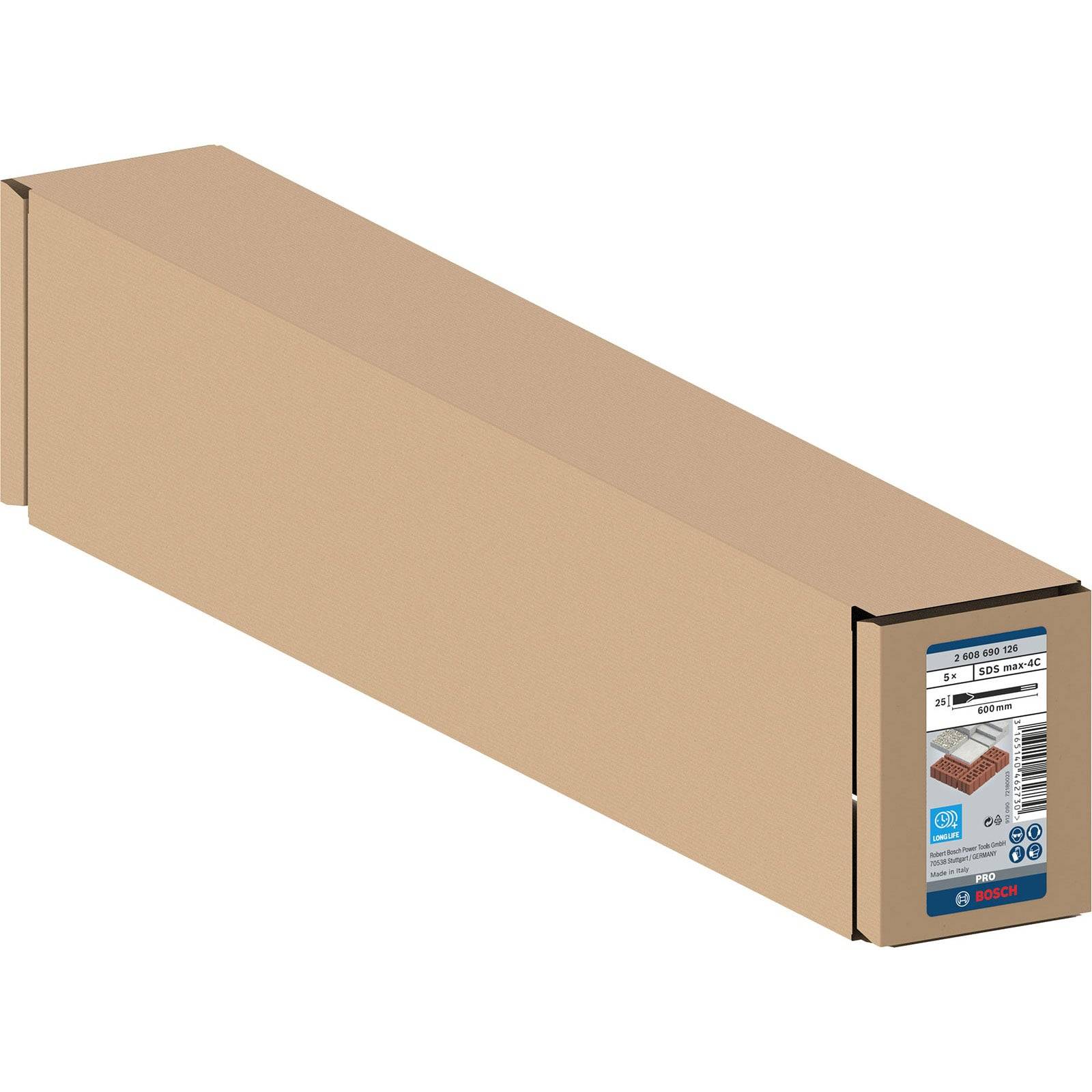 Bosch PRO SDS max-4C Flachmeißel-Set 25 x 600 mm - 2608690126-2
