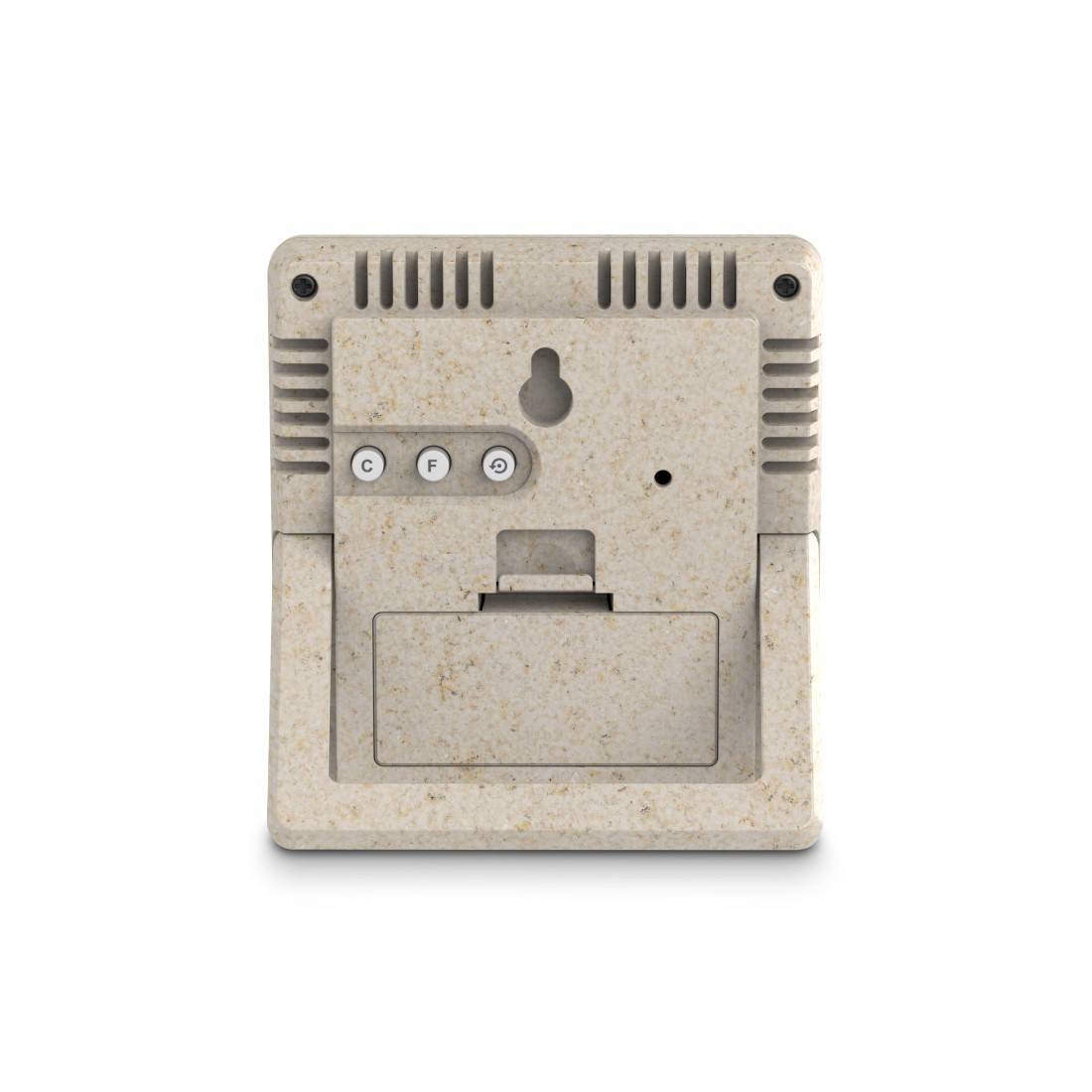 hama 00222227 Thermometer und Hygrometer "Ponza", digital, für innen, Beige-1