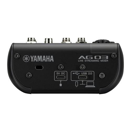 YAMAHA CAG03MK2B - 3-Kanal-Live-Streaming Mischpult mit USB-Audio-Interface (Abtastfrequenz 192 kHz | inkl. USB-Kabel)-2