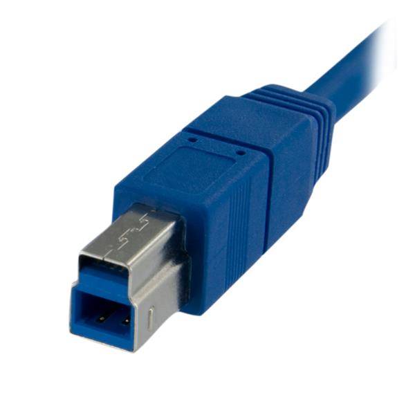 StarTech.com 1m SuperSpeed USB 3.0 A auf B Kabel - St/St - USB 3.0 Anschlusskabel - USB-Kabel - USB Type B (M)-4
