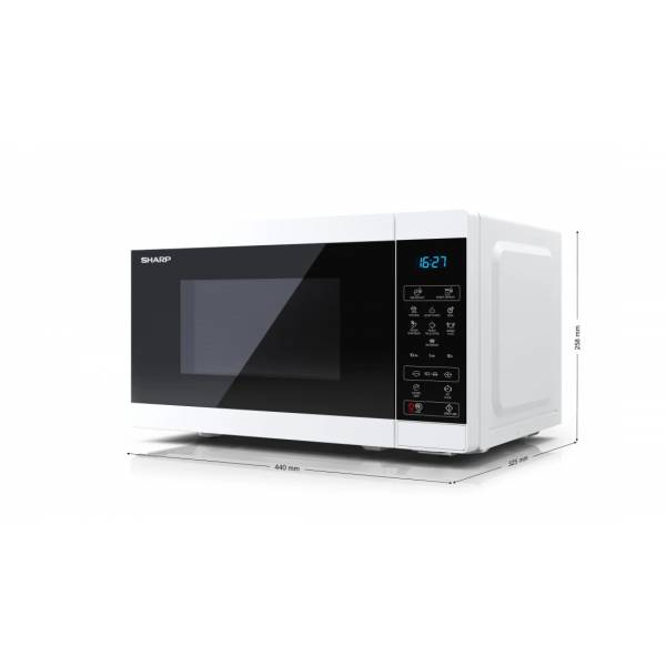 Sharp YC-MS02E-W - Mikrowelle - 20 Liter - 800 W-1