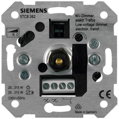 NV-Dimmer elektron. Trafos, R, C m. Druck-aus/Wechselschalter, UP 230V 50-60Hz, 20-315W Schraubklemmen für Krallen- und