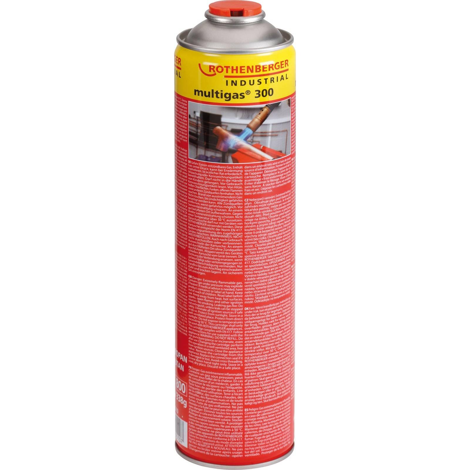 ROTHENBERGER Industrial 8x Multigas 300 600 ml