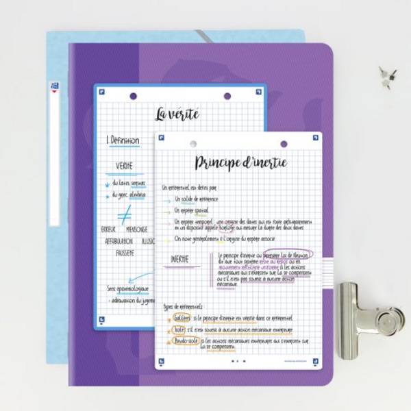 Oxford Fiches bristol REVISION 2.0, A5, blanc