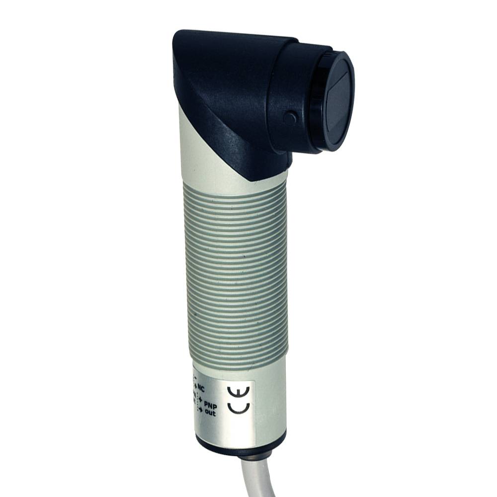 MD Micro Detectors MP1/00-0A Photoelectric sensor with right angle M18 Background-0