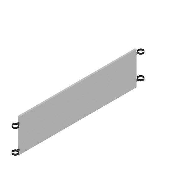 Schreibtisch-Rückwand für Schreibtisch 1600 mm alusilber. 759997 49 Büromöbel