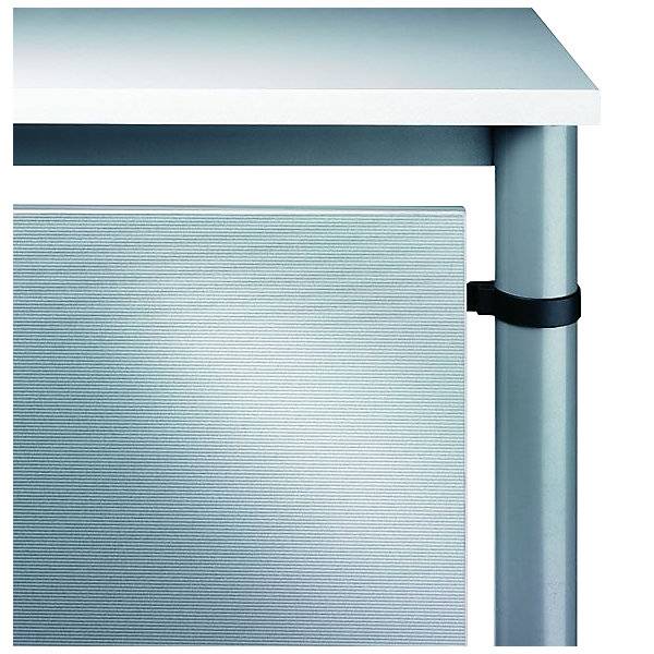 Schreibtisch-Rückwand für Schreibtisch 1600 mm alusilber. 759997 49 Büromöbel-1