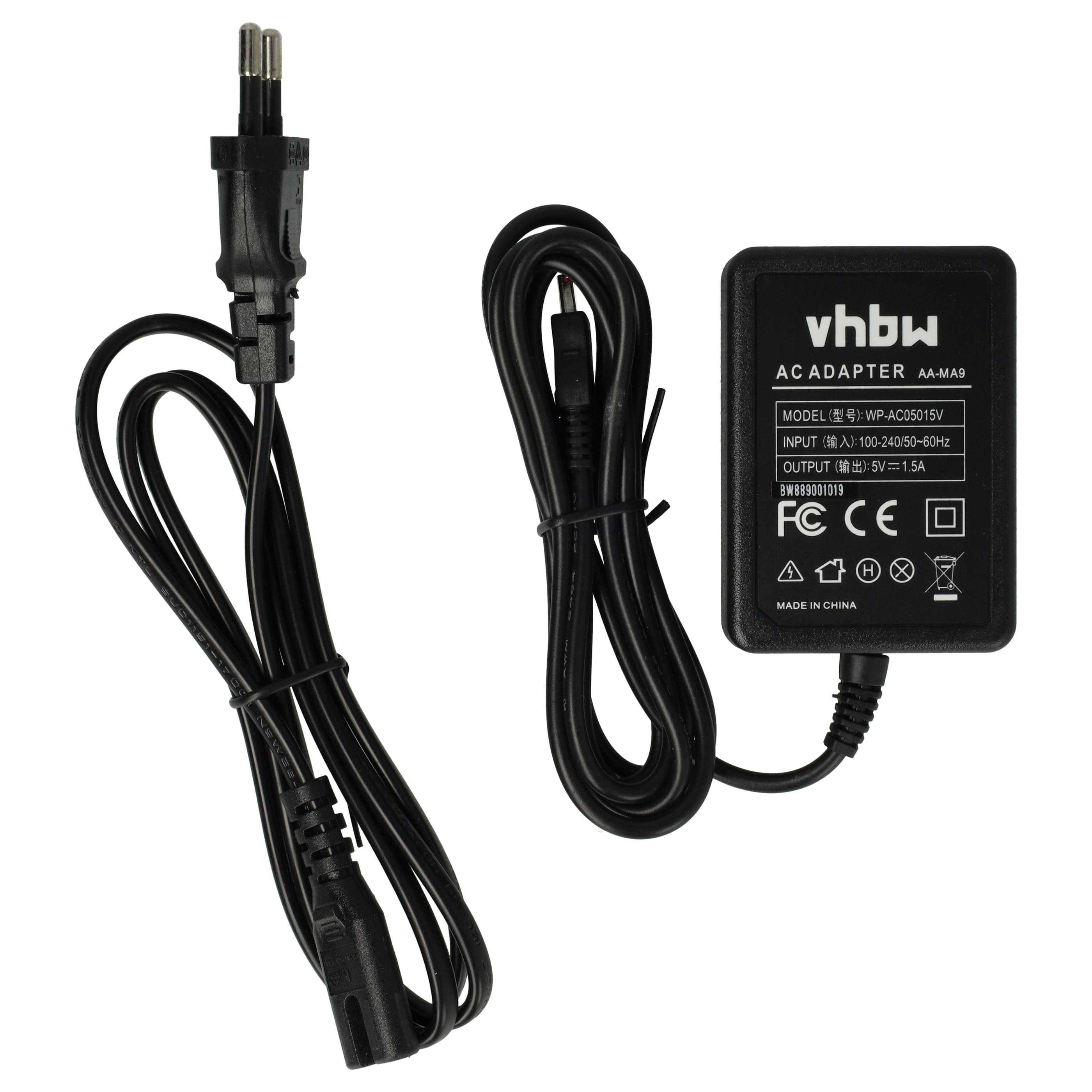 vhbw Netzteil kompatibel mit Samsung SMX-F400 | SMX-C24BN, SMX-C20BN, SMX-C24, SMX-C200, SMX -F40, SMX-F40 Kamera-0