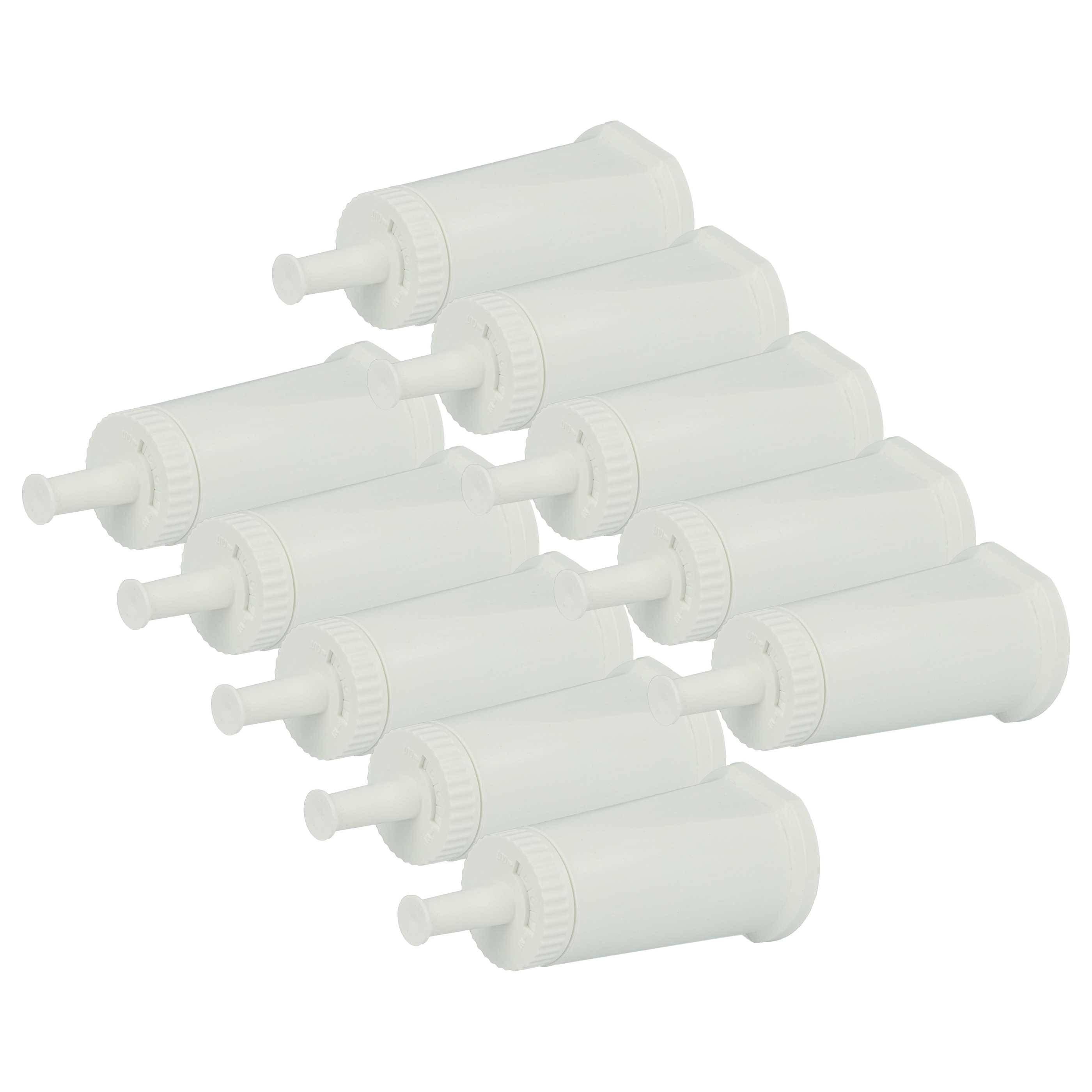 vhbw 10x Wasserfilter Filter kompatibel mit Sage Barista Touch Impress BES881, SES876, SES881 Espressomaschine Weiß-0