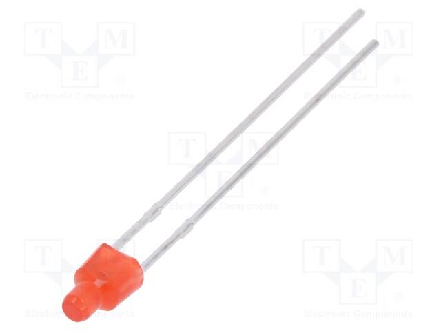 LED; 2mm; rot; 70÷120mcd; 150°; 1,6÷2,4V; Front: flach LL-204VD2L-1B LED Dioden THT 1,8mm-0