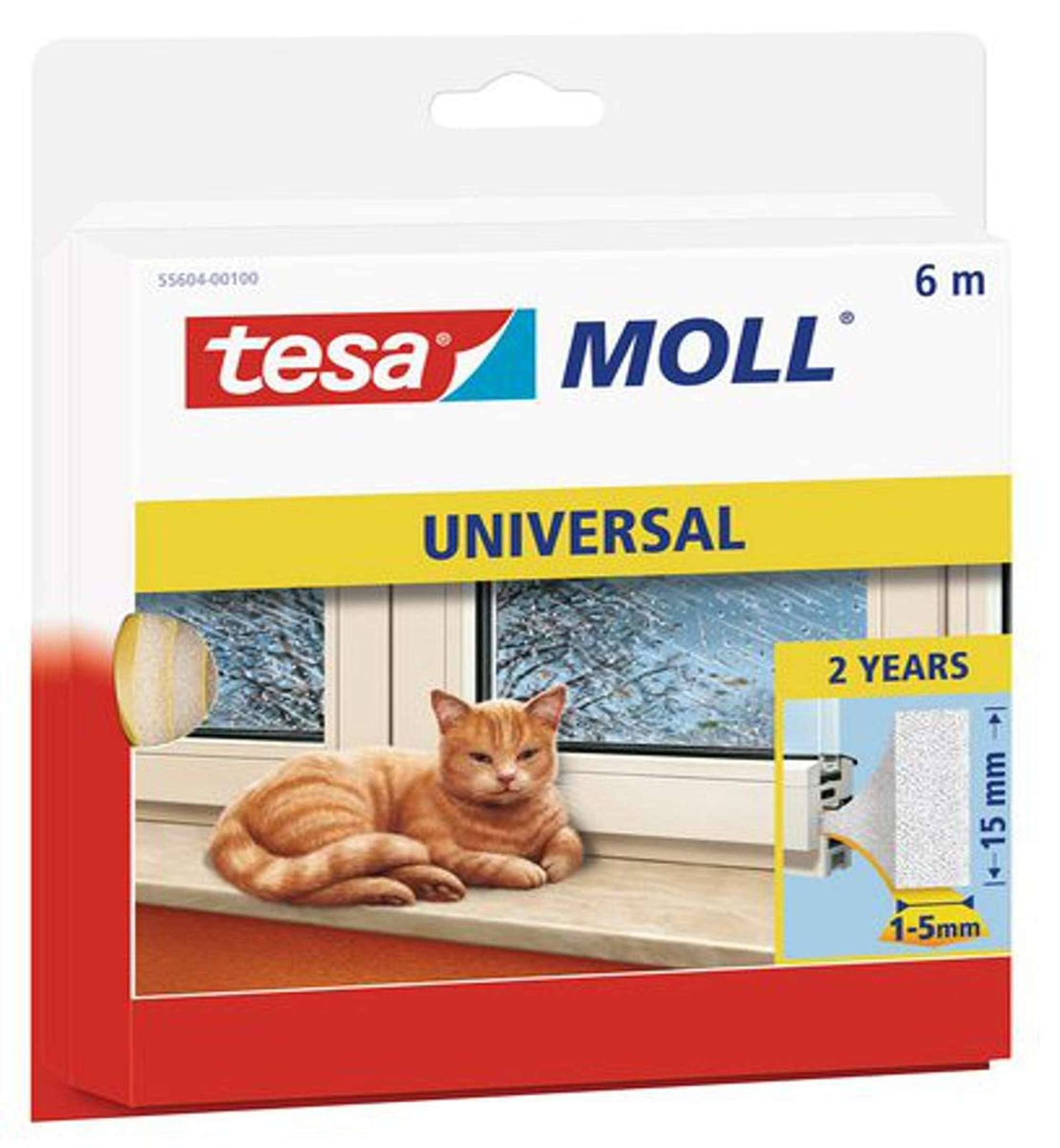 tesamoll UNIVERSAL Schaumstoff 55604, 6 m x 15 mm-0