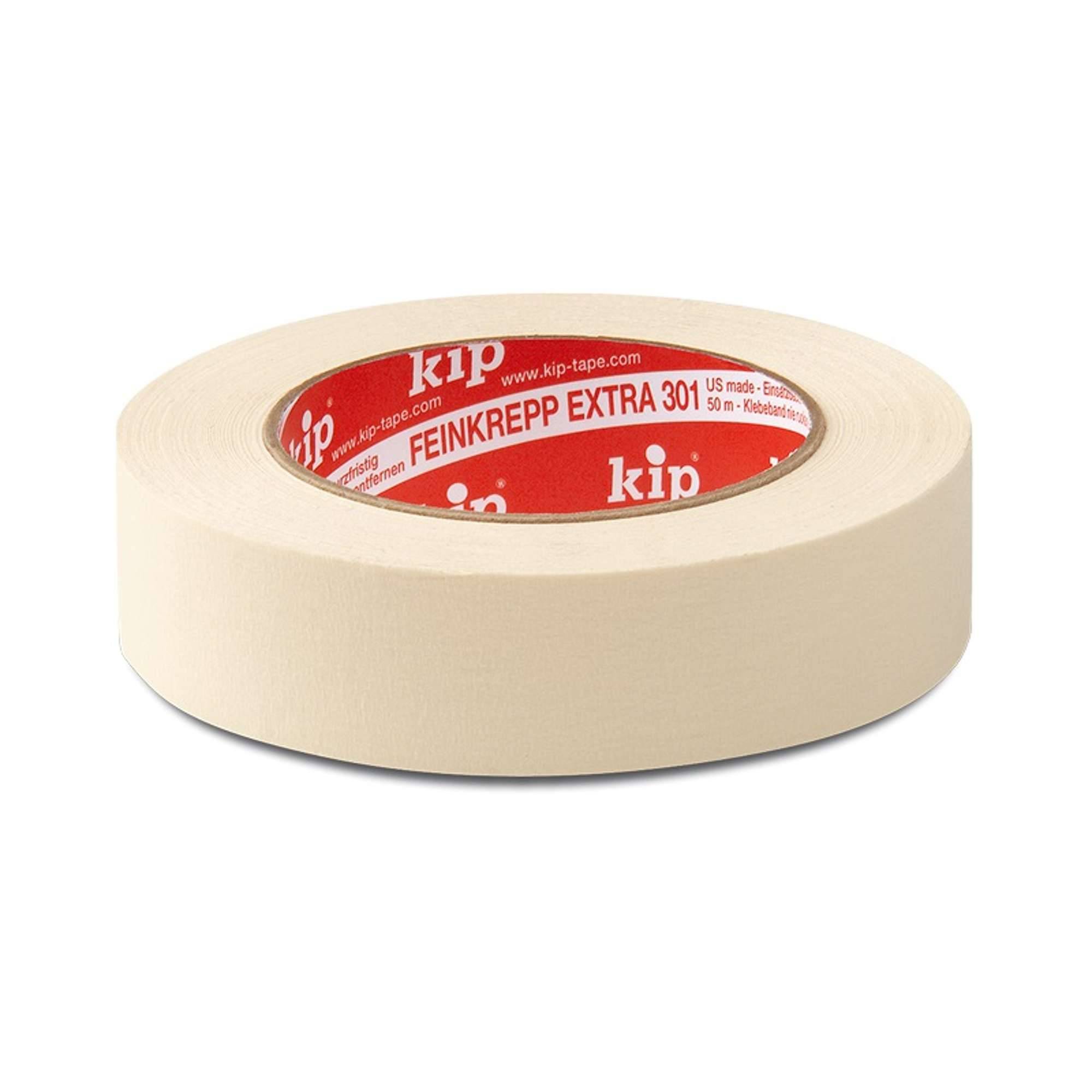 Kip 301 Feinkrepp Extra, 50 m x 30 mm, naturweiß-0