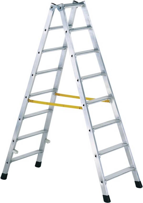 Stufenstehleiter 2x5 Stufen Alu.ZARGES