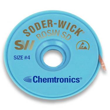 ESD-Entlötlitze Soder-Wick®, 2,8 mm, blau, 3 m