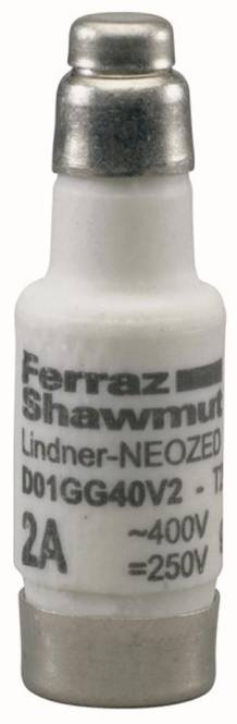 Mersen 01700.002000 D01 2A gG 400V rosa NEOZED Sicherungseinsatz (Inhalt 10 Stück)-0