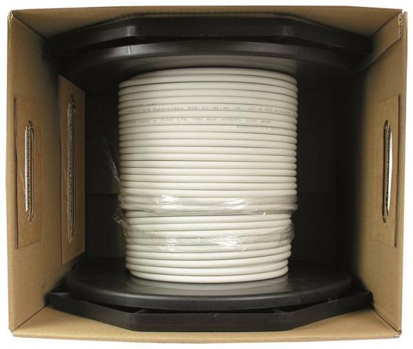 Televes 250m Abrollbox SK6Fplus-B Koaxkabel 1,0/6.8 mm, 3-fach geschirmt