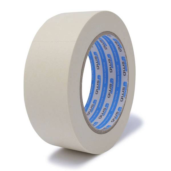 gws Maler-Kreppband, Für feine und saubere Farbkanten, 50 m x 38 mm, naturweiß