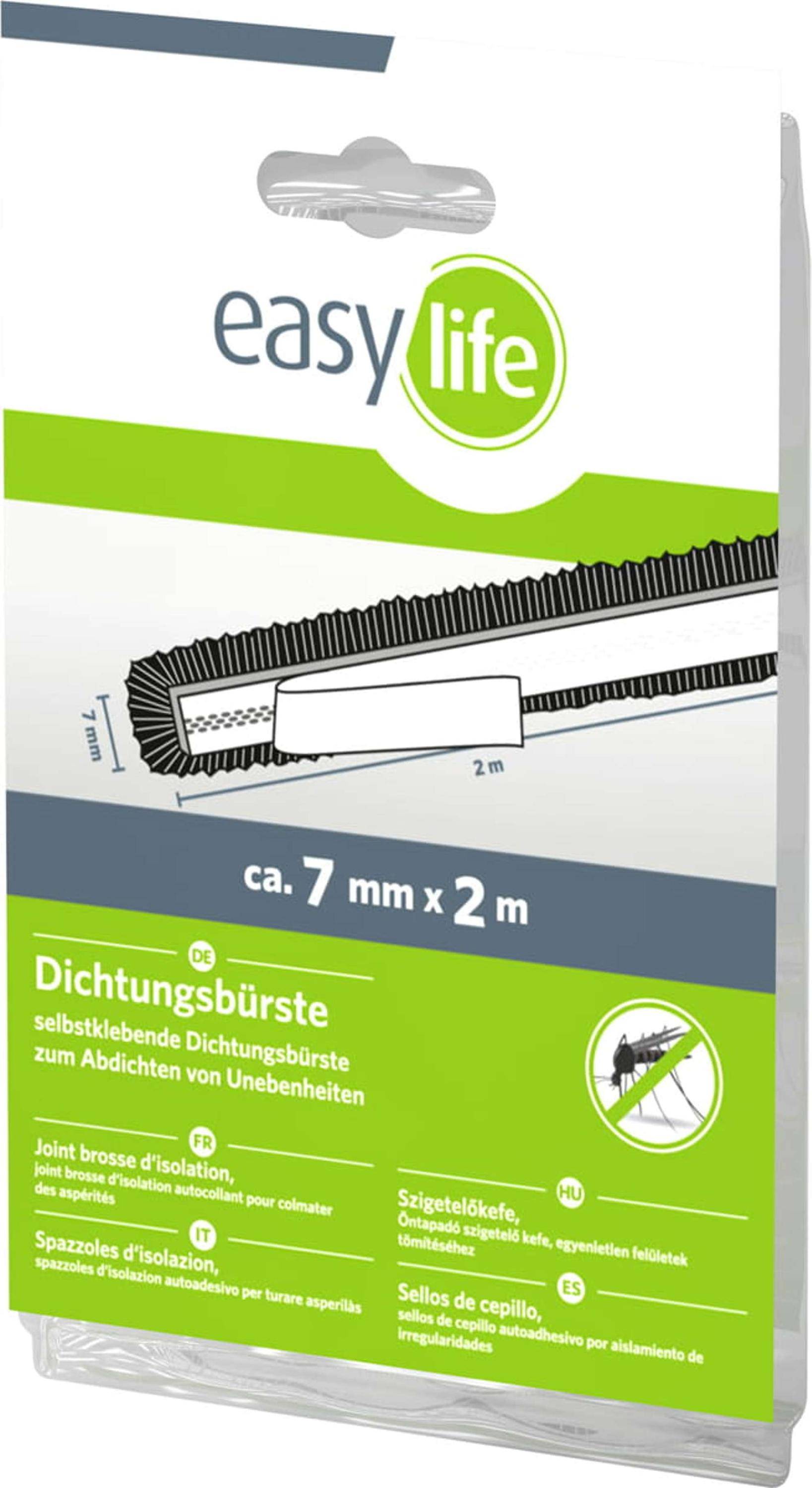 IS-Dichtungsbürste selbstklebend 200 cm anthrazit-0