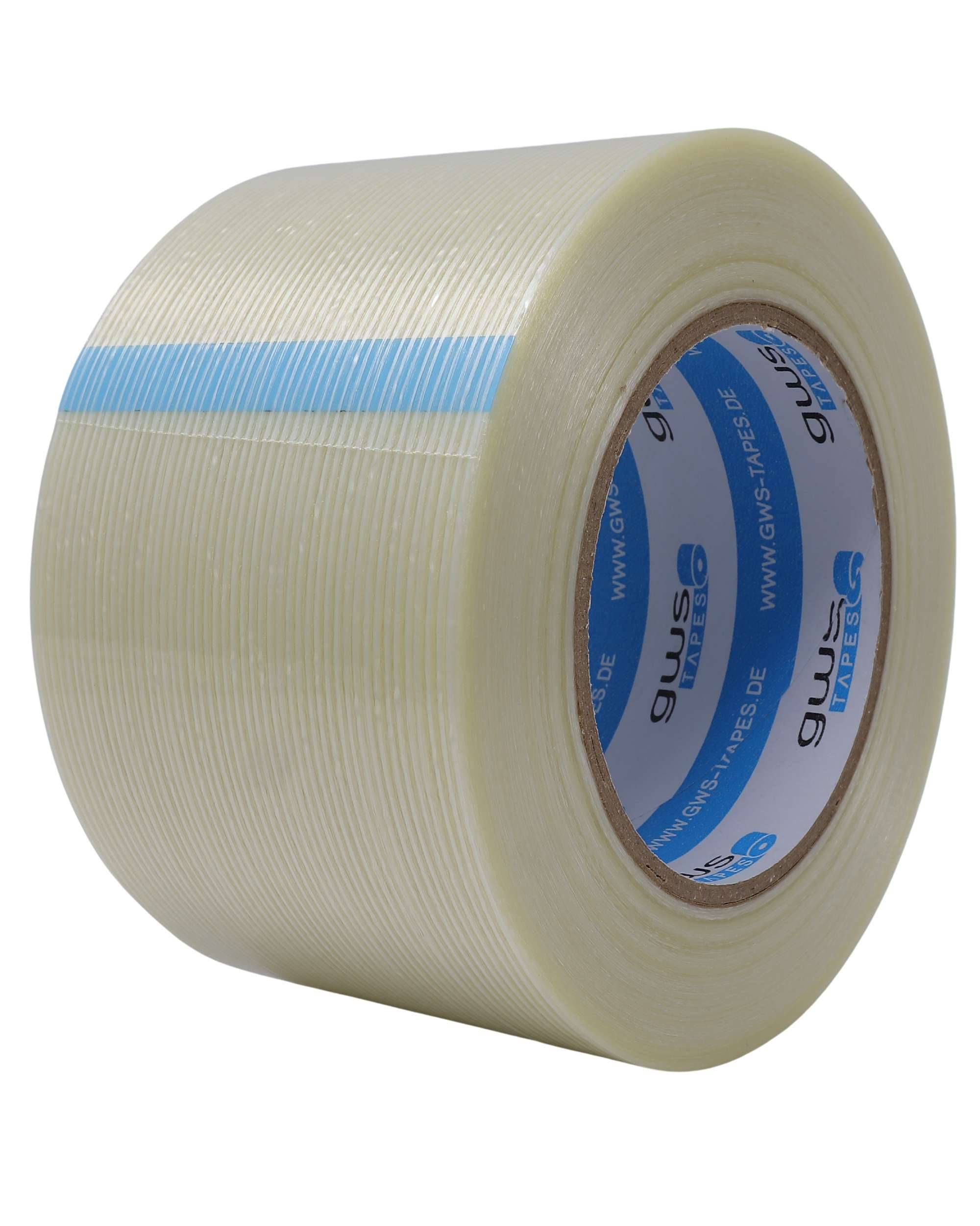 gws Filament Packband, längsverstärkt, 50 m x 75 mm, transparent-0