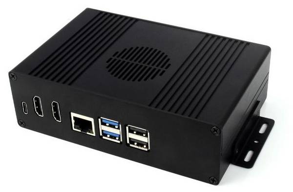 Waveshare Pi5 Module BOX-C, PCIe zu M.2 Adapter, Aluminiumgehäuse, für Raspberry Pi 5