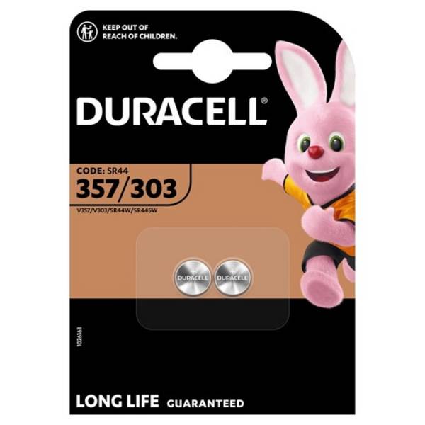 DURACELL Silber-Oxid Knopfzelle "Electronics", 357/303, 2er