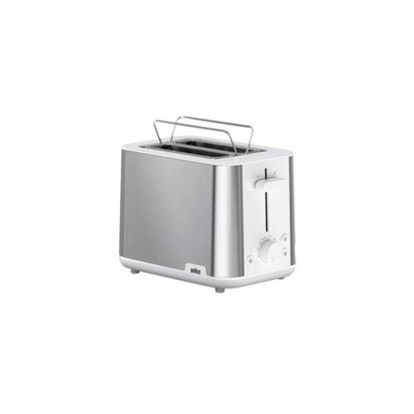 0X23010039 Braun HT1510WH Toaster PurShine 1000W Silber/weiß