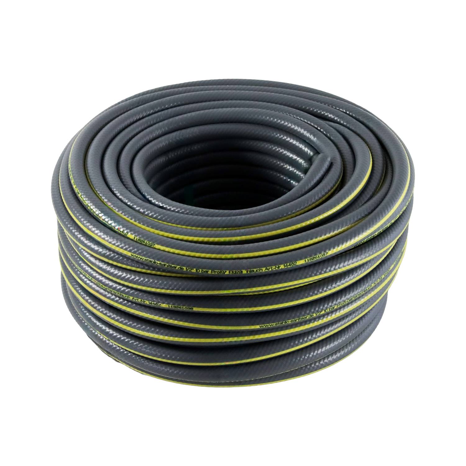 Gartenschlauch Grau 1/2 Zoll 50 m 3-lagig verstärkt knickfest "Profi"-2