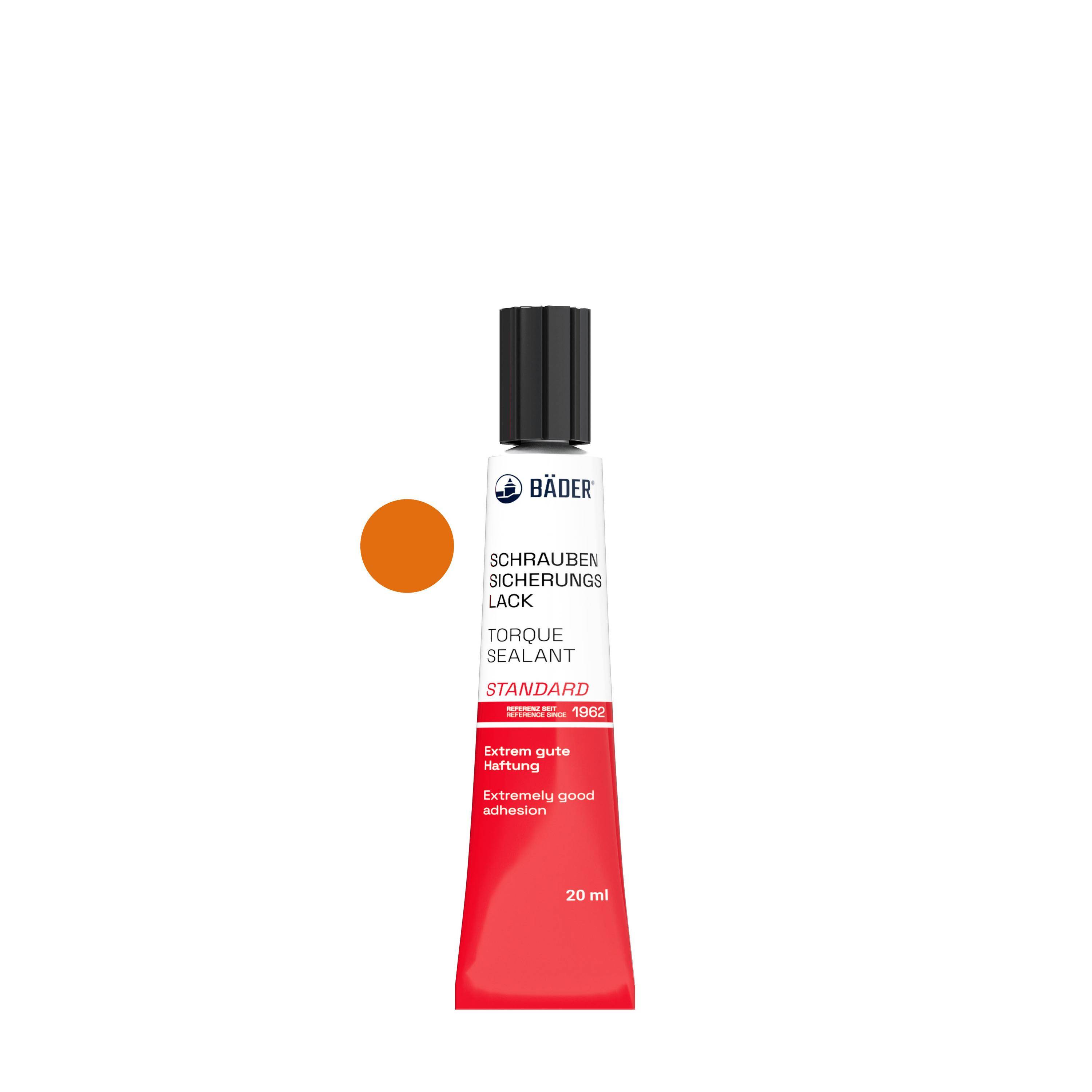 Lackfabrik Bäder Schraubensicherungslack Standard Orange Tube 20 ml-0