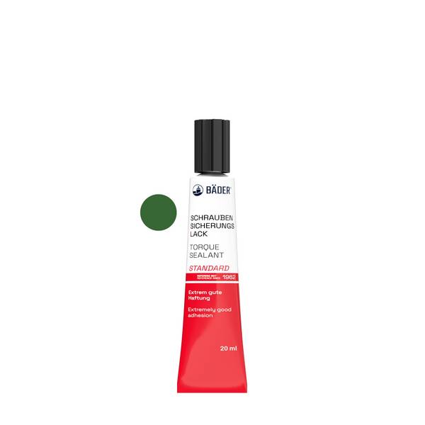 Lackfabrik Bäder Schraubensicherungslack Standard Grün Tube 20 ml