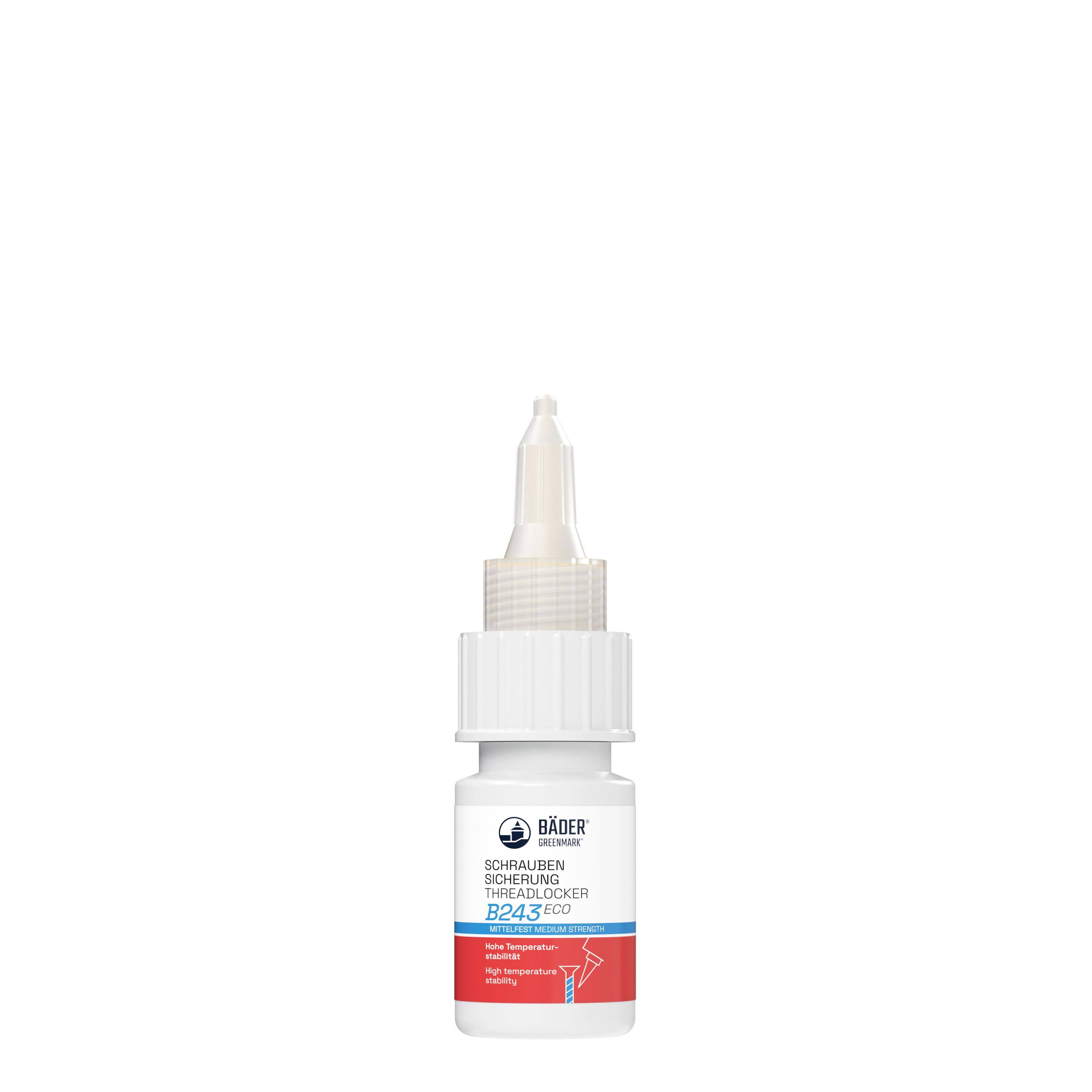 Schraubensicherung Mittelfest B243 Eco 10 ml Flasche blau-0