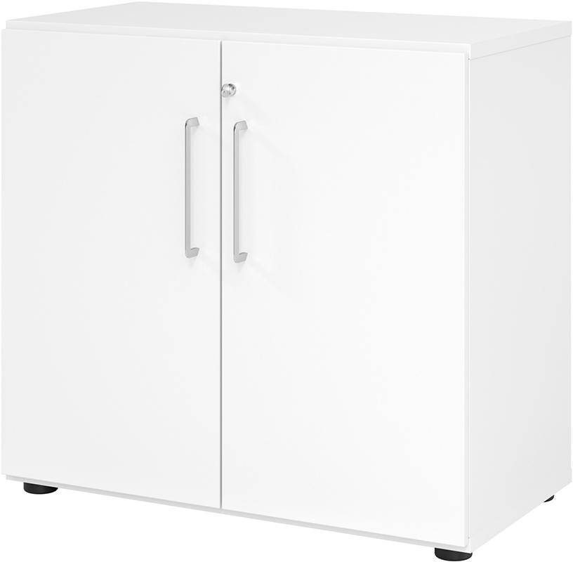 Schrank 2 Ordnerhöhen 800x420x748 mm Weiß-0