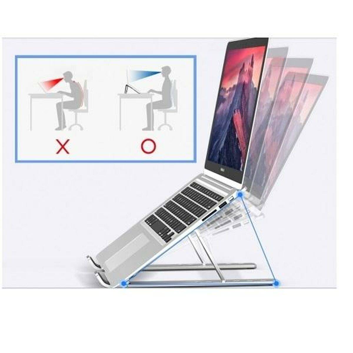 CONCEPTRONIC Cooling Stand / THANA04S Ergonomisch, Alu-4