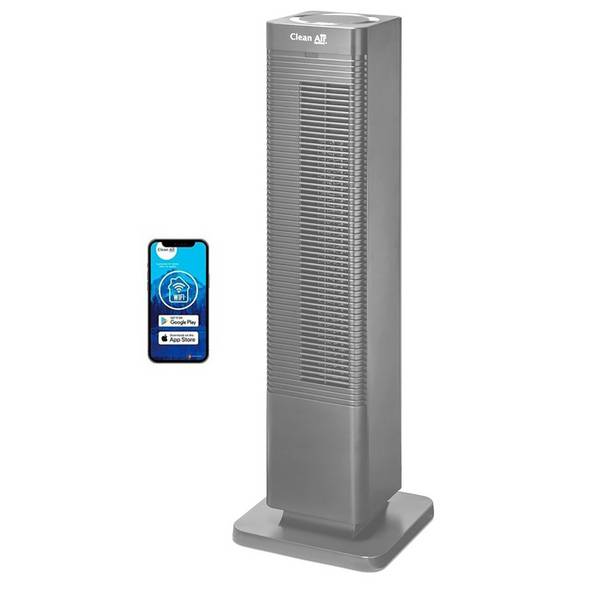 Clean Air Optima CA-904G Smart - Design Heizlüfter - Heizen und kühlen - Heizung: 1000/2000 Watt - Räume bis 40m²/100 m³