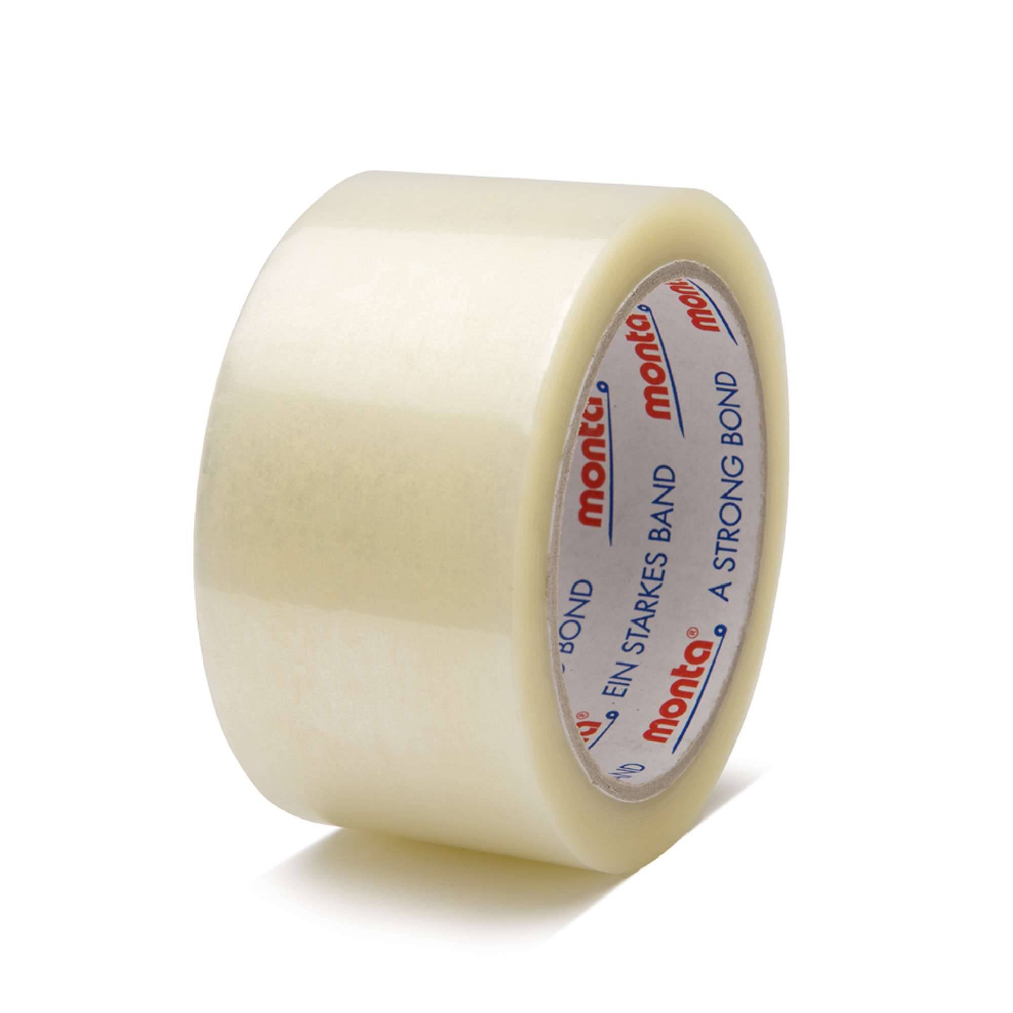 monta 303 PP Packband, leicht abrollend, 66 m x 50 mm, braun-0
