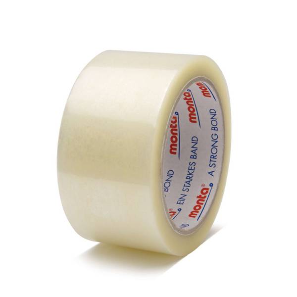 monta 303 PP Packband, leicht abrollend, 66 m x 50 mm, braun