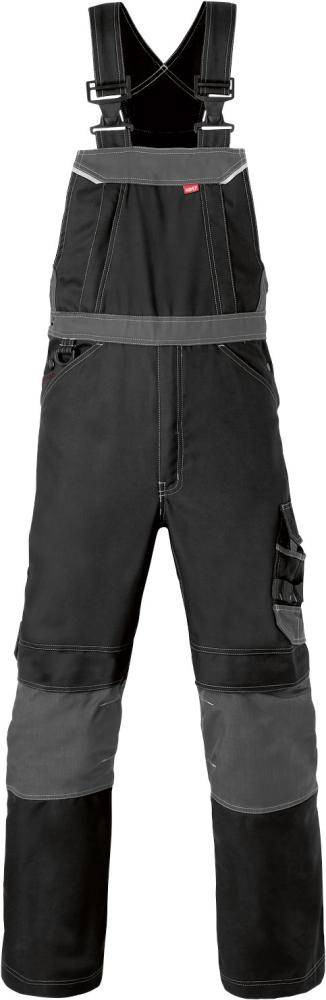 Latzhose Attitude, Gr.54, schwarz/kohlengrau - Artikel: 8718649806144-0