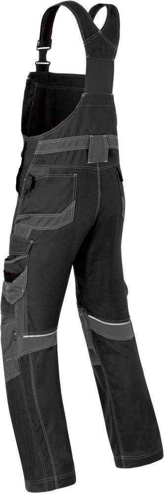 Latzhose Attitude, Gr.54, schwarz/kohlengrau - Artikel: 8718649806144-2