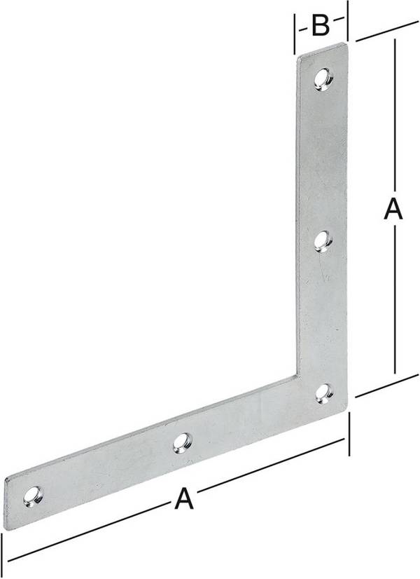 Eckwinkel verz 100x15mm Nr. 187100Z - Artikel: 4003984201032