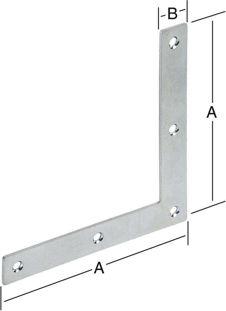 Eckwinkel verz 100x15mm Nr. 187100Z - Artikel: 4003984201032-0