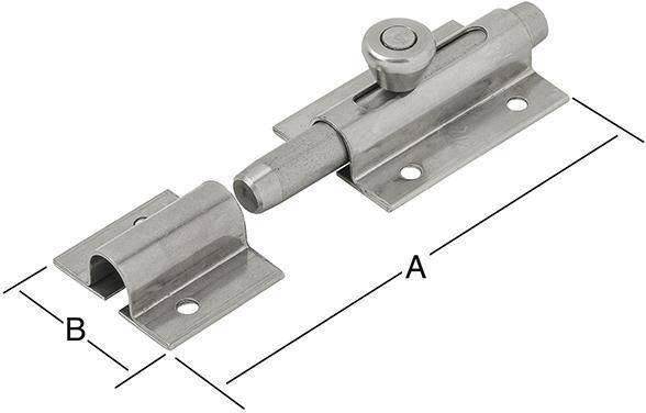Bolz.-Knopfrieg.36X80mm Edelstahl, V2A - Artikel: 4003984600699-0