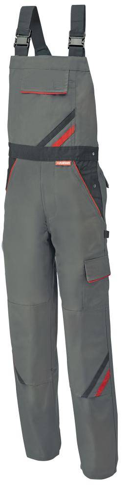 Latzhose Highline, Gr.52,schiefer/schwarz - Artikel: 4030913068640-0
