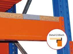 Spanplattenebene 38 mm für L2700xT1100 mm aufgelegt Fachlast 1350kg - Artikel: 7830494108-0