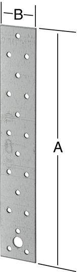 Streifen-Flachverb. 40x340mm,send.vz., m. CE - Artikel: 4003984210829-0